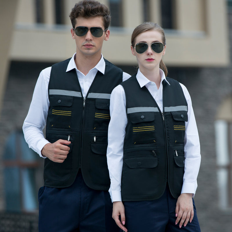 Motorcycle Gear Vest - Weste mit mehreren Taschen für Herren,