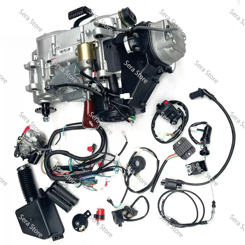 Motorcycle Gear Youtube - GY6 150-200cc Stahlrohr Go-Kart Vierrad-ATV-Motorrad CVT