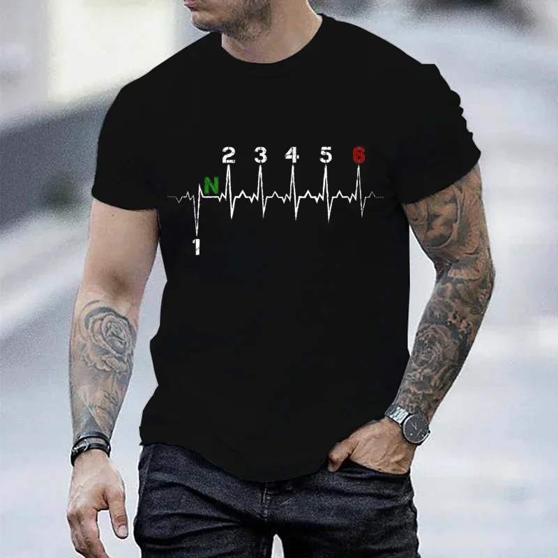 Motorcycle Gear Brand - Männer Marke T-Shirts Motorrad Gangsc haltung