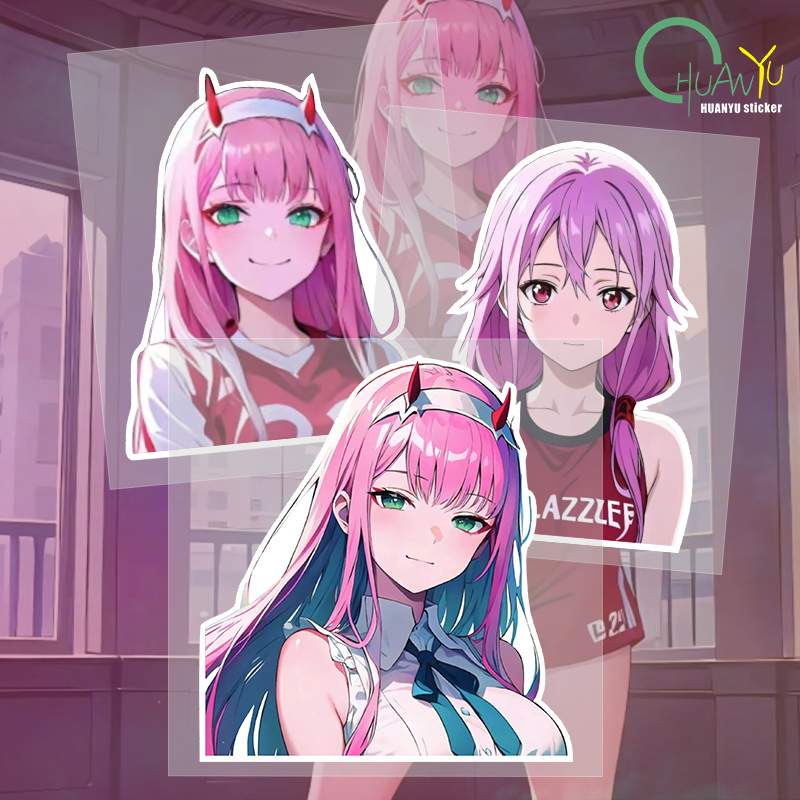 Motorcycle Gear Hub - Kreative JDM Japanische Anime Rosa Mädchen