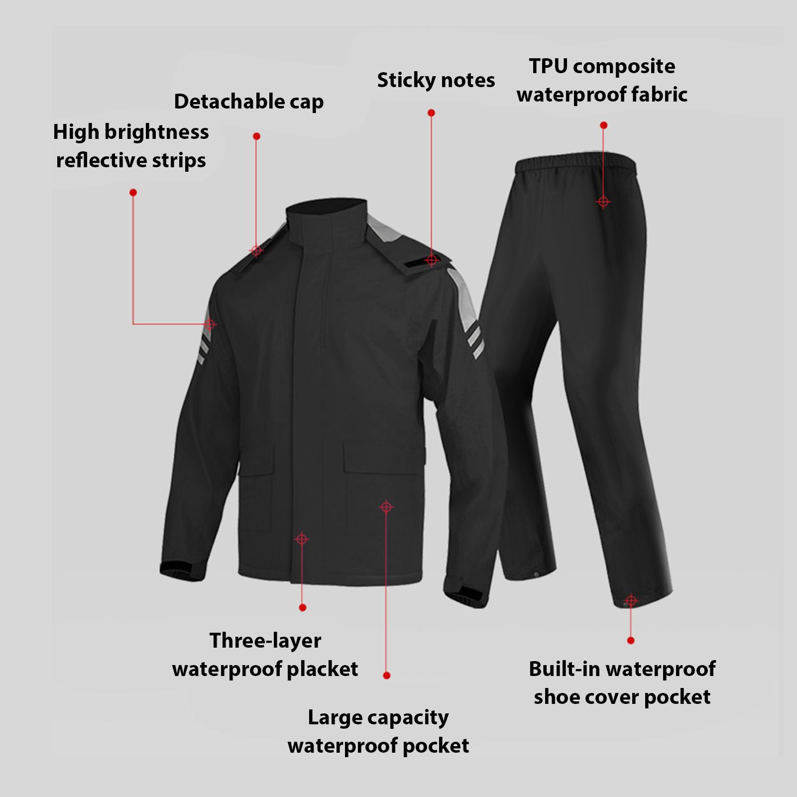Wasserdichte Regenanzüge für H – Motorcycle Gear For Men Bewertung und Preis