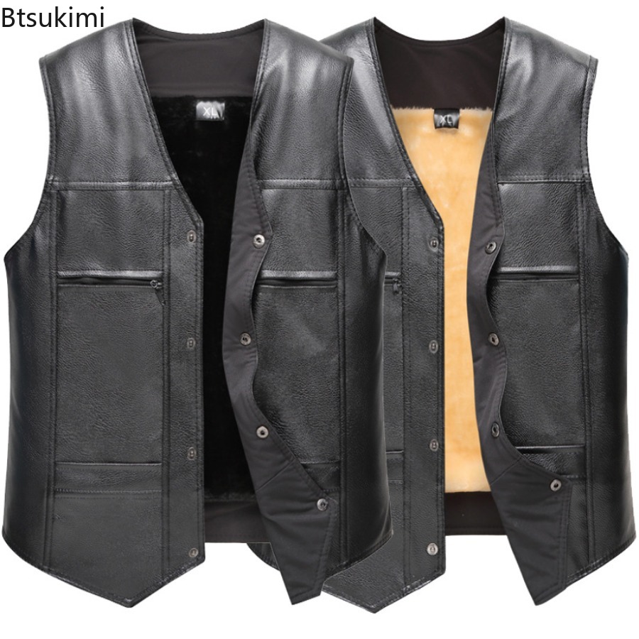 Herbst Winter Neue männer Lede – Motorcycle Gear Vest Bewertung und Preis