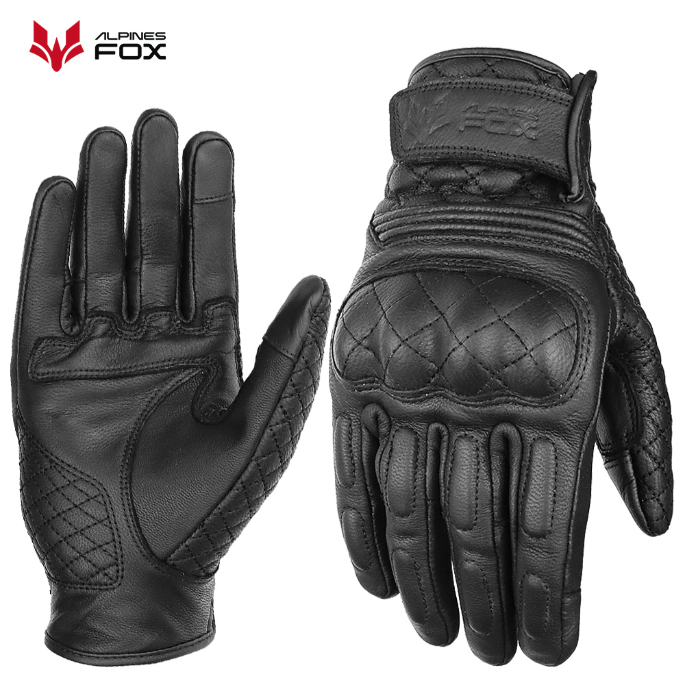 Retro Motorradhandschuhe Echtl – Motorcycle Gear Alpine Bewertung und Preis