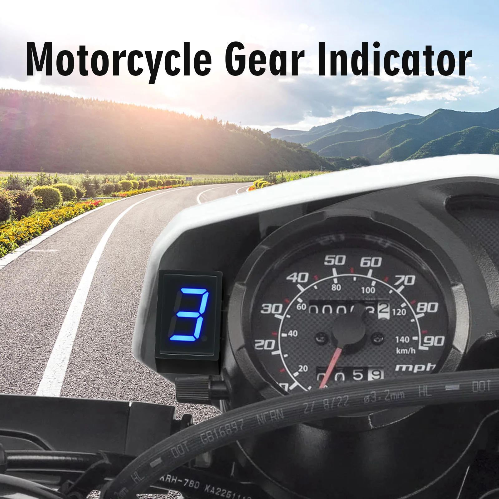 Super 6-Gang-Anzeige Universel – Motorcycle Gear Selector Bewertung und Preis