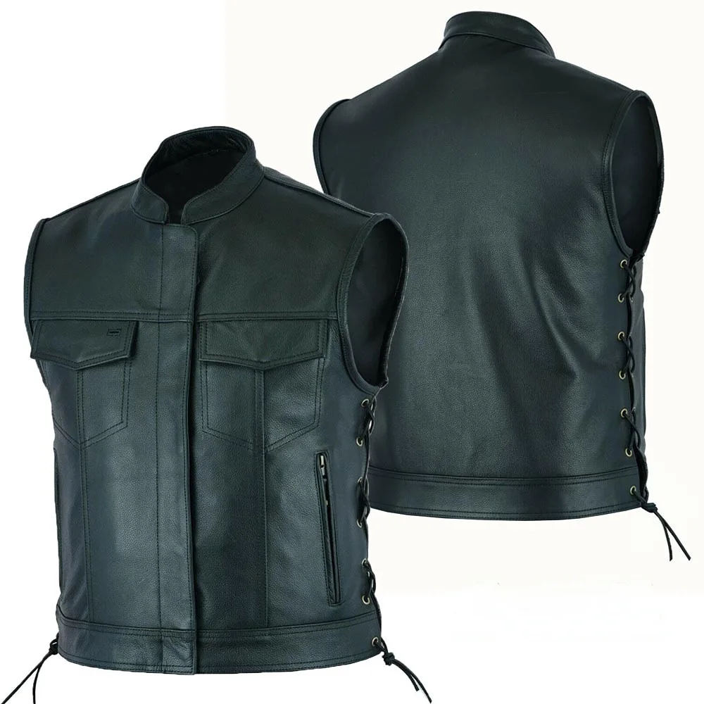 Weste Leder Punk Mode Lässig M – Motorcycle Gear Vest Bewertung und Preis