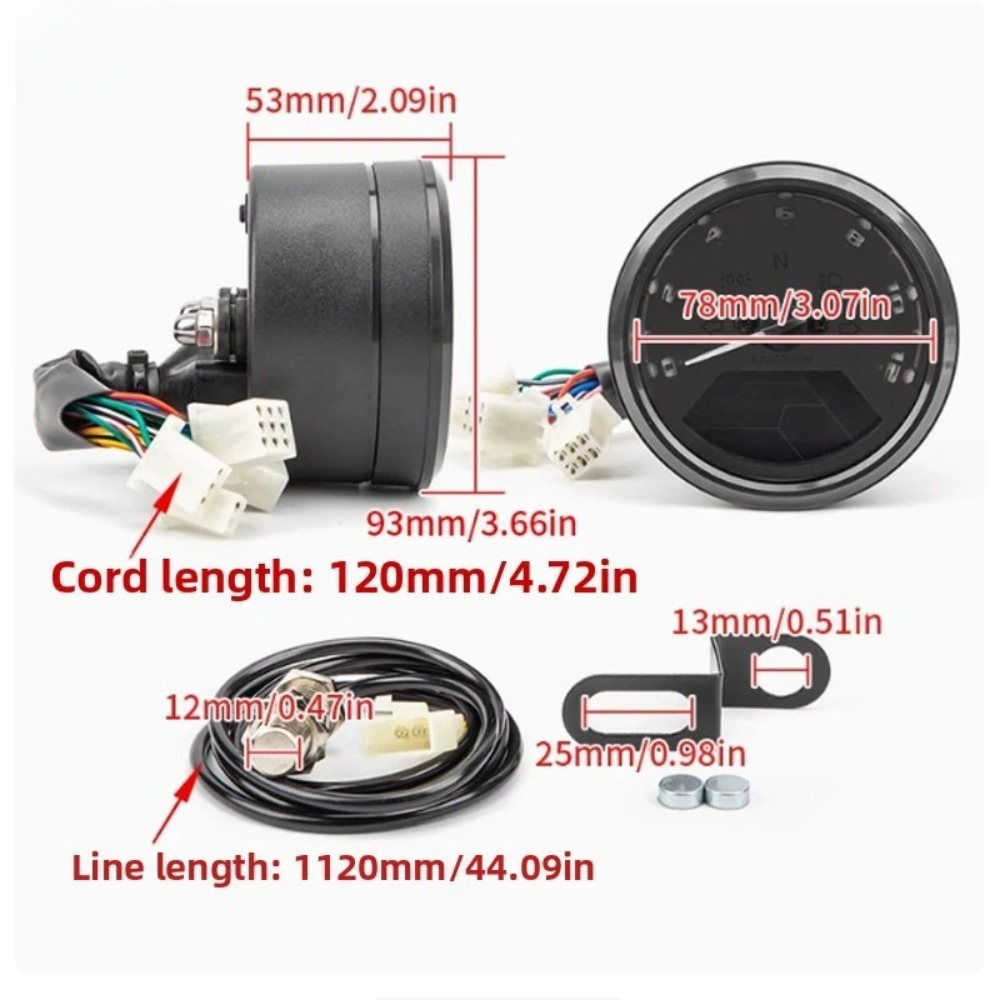 Universeller Motorrad-Tachomet – Motorcycle Gear Honda Bewertung und Preis